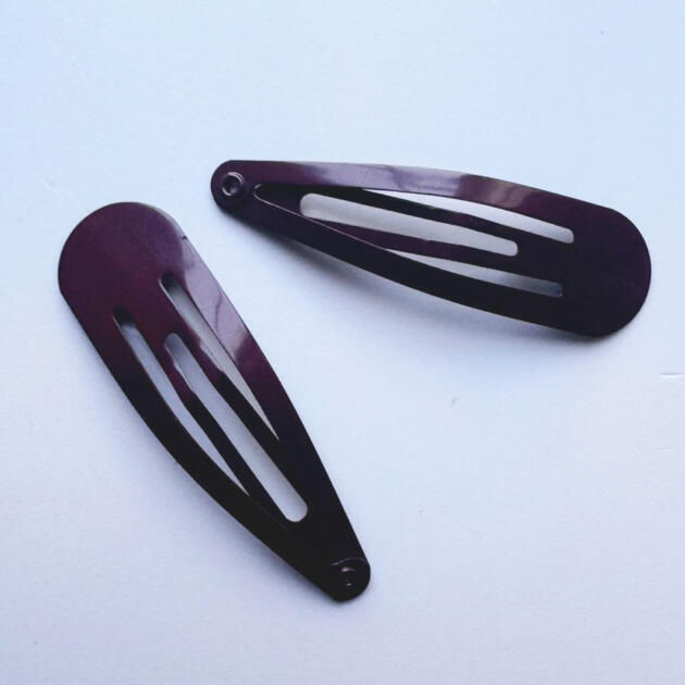 Maroon Hair Clips